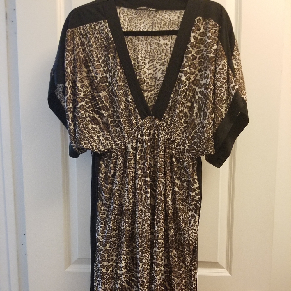 Animal print dress